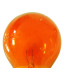 Lampada Bolinha Brasfort 15Wx127V Laranja 8482 - Kit C/25 