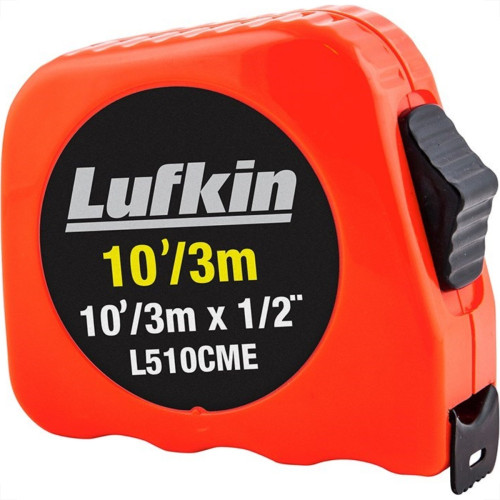 Trena Lufkin 3M/1/2'' Com Trava L510 Laranja L510Cme