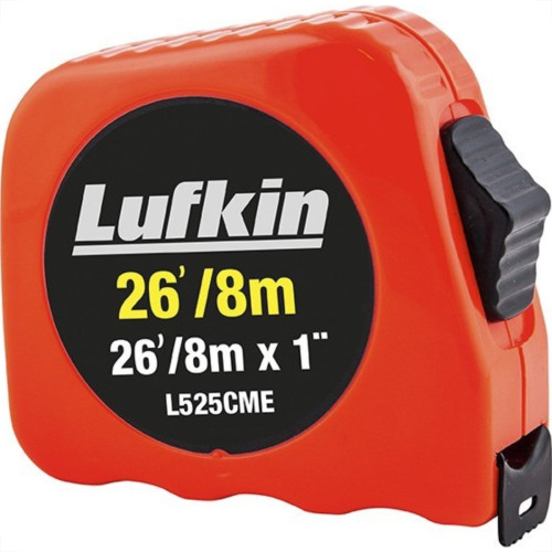 Trena Lufkin 8M/1'' Com Trava L525 Laranja L525Cme