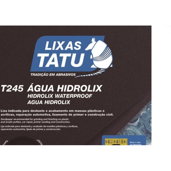 Lixa Dagua Tatu 320 Hidrolix T24503200050 - Kit C/50 