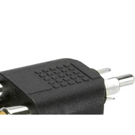 Adaptador Plug Rca X 2 Jack Rca 1089