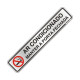 Placa Sinalizacao Aluminio 05X25 ''Ar Condicionado'' 100An