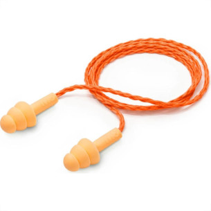 Protetor Auditivo 3M/Pomp Silicone Com Cordao Laranja Hb004680573