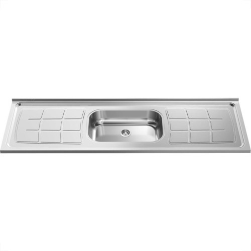 Pia Inox Ghel Plus 1,80M Para Cozinha 10.01.30800