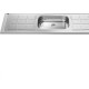 Pia Inox Ghel Plus 1,80M Para Cozinha 10.01.30800