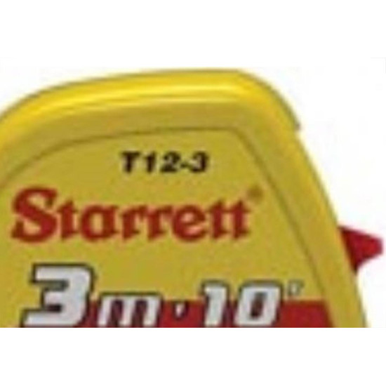 Trena Starrett 3M/10 Amarela Com Trava Kts12-3Me-S