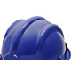 Capacete Com Carneira Prosafety Plastico Azul Wps0871