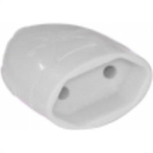 Pino Femea 2 Polos Daneva 20A Branco Dn1610 - Kit C/12 