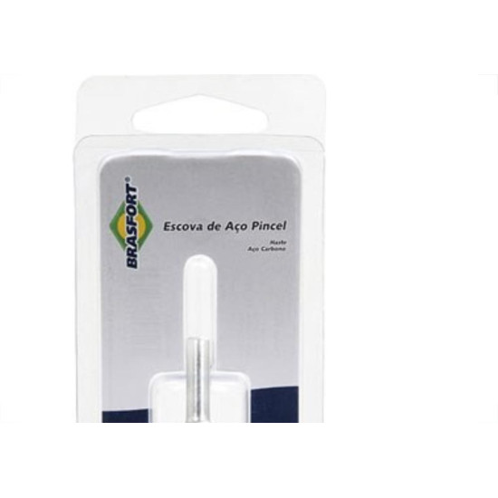 Escova Aco Brasfort Pincel 17Mmcom Haste 7266