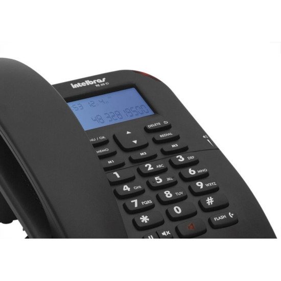 Telefone Intelbras ''Id'' Viva-Voz Tc60 Preto 