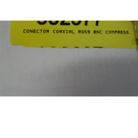 Conector Coaxial Rg59 Bnc Compressao 4119 - Kit C/10 