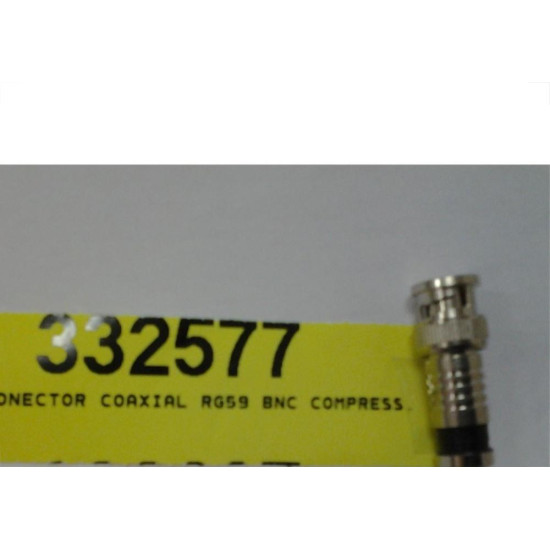 Conector Coaxial Rg59 Bnc Compressao 4119 - Kit C/10 