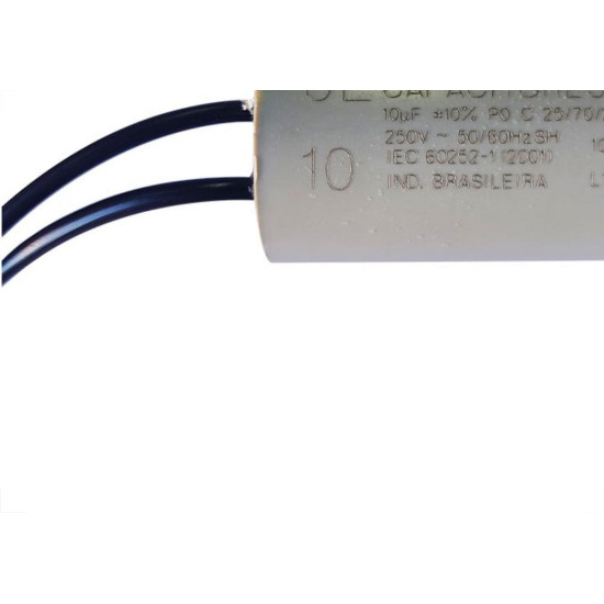 Capacitor Jl 10Uf 250Vac 30 X 56 100080