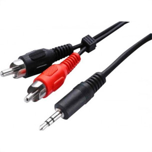 Cabo Audio/Video 2Rca+1P2 Stereo 1,8M 1013 - Kit C/10 