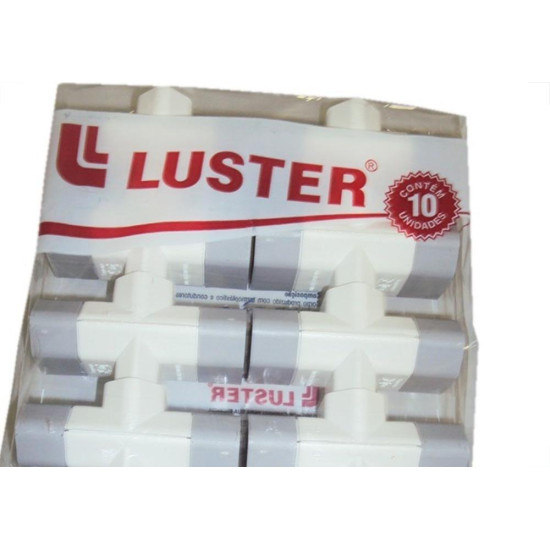 Pino 3 Saidas 2 Polos Luster Branco 2042 - Kit C/10 