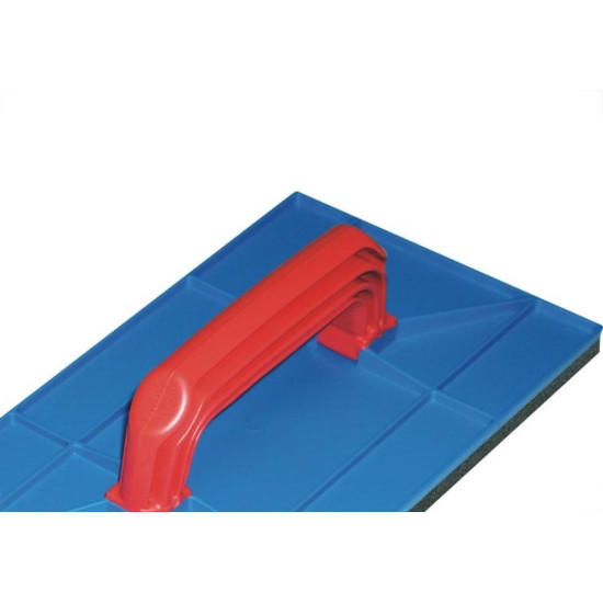 Desempenadeira Pvc Zumplast 21X34 Com Borracha Azul 2392