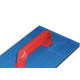 Desempenadeira Pvc Zumplast 21X34 Com Borracha Azul 2392