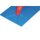 Desempenadeira Pvc Zumplast 17X30 Lisa Azul 2370A