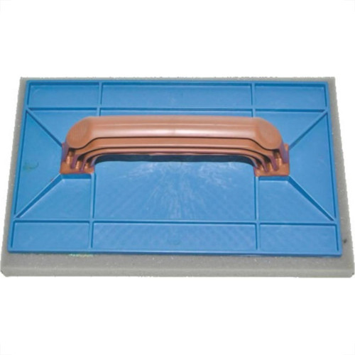 Desempenadeira Pvc Zumplast 17X30 Com Espuma Azul 2269