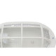 Luminaria Tartaruga Pvc Ilumi Oval Branca 16110