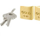 Cadeado Gold Segredo Igual 20Mm Gcc200009 - Kit C/12 