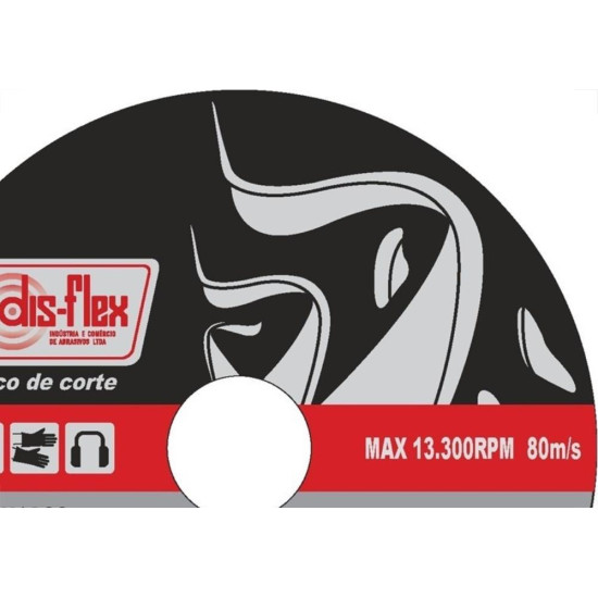 Disco De Corte Para Inox Disflex 4.1/2 X 7/8 15055 - Kit C/10 