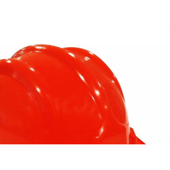 Capacete Com Carneira Plastcor Plastico Laranja 