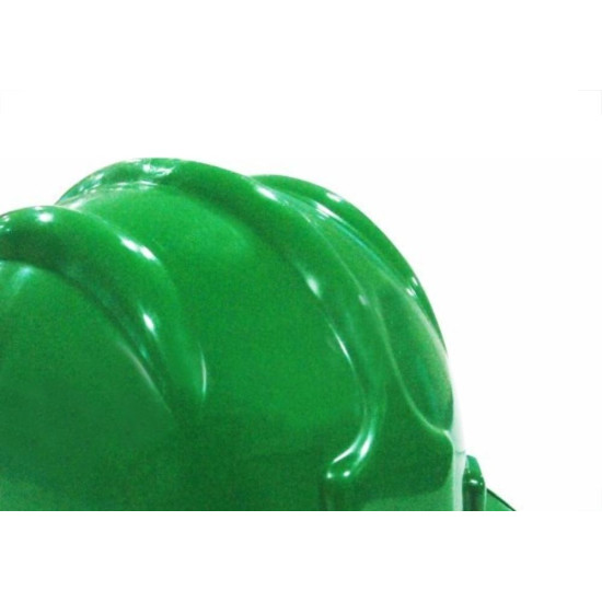 Capacete Com Carneira Plastcor Plastico Verde Claro 