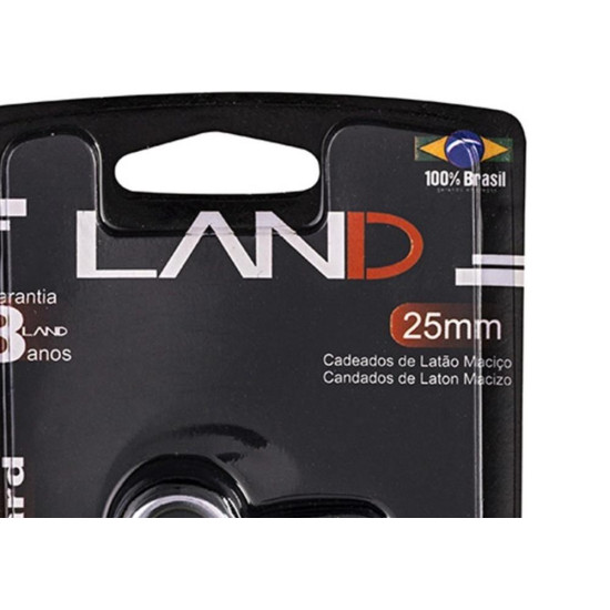 Cadeado Land 25Mm Blister 2541