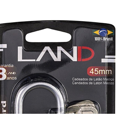 Cadeado Land 45Mm Blister 2544