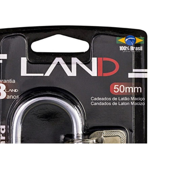 Cadeado Land 50Mm Blister 2545