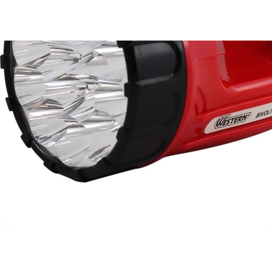 Lanterna Recarregavel Western 15 Led Com Alca El-344