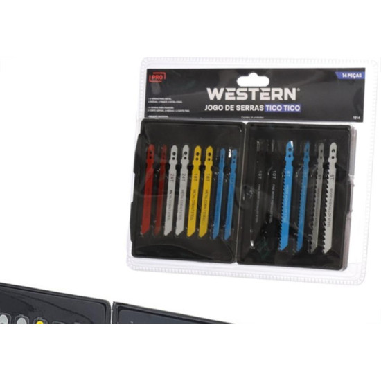 Serra Tico Western Universal Kit Com 14 Pecas 1214