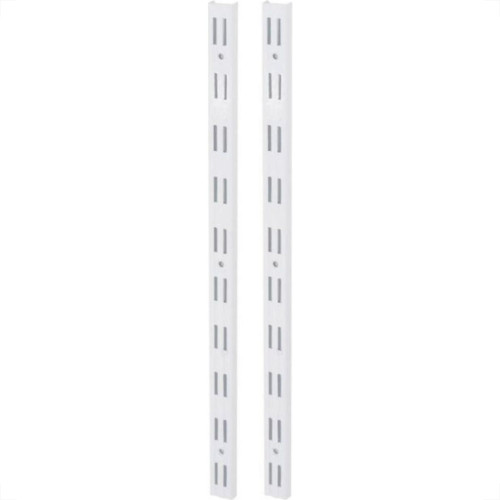 Trilho Prateleira Multivisao Aco Duplo Branco 1,5M Td-150