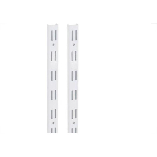 Trilho Prateleira Multivisao Aco Duplo Branco 1,5M Td-150