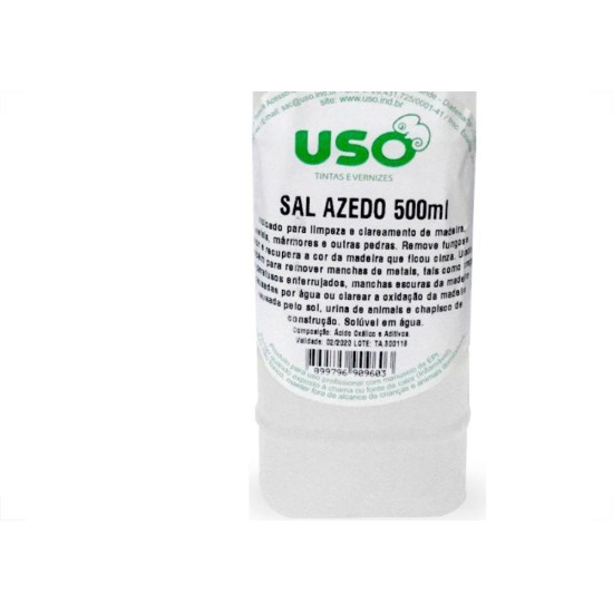 Sal Azedo Uso 500Ml Frasco 0977-2