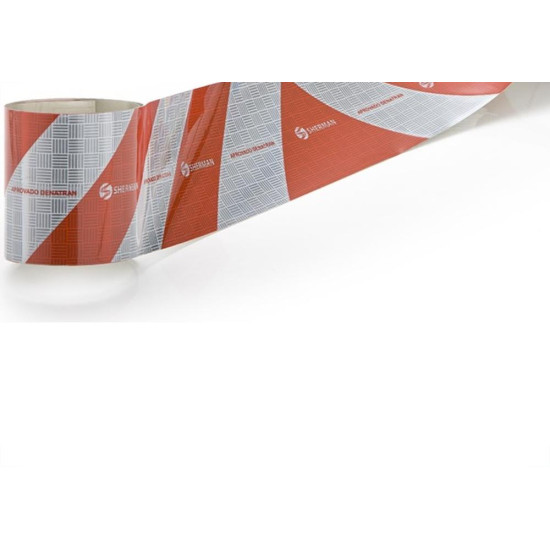 Faixa Refletiva Sherman ''Parachoque'' 10Cm X 2,40M 202000.A000000J - Kit C/10 