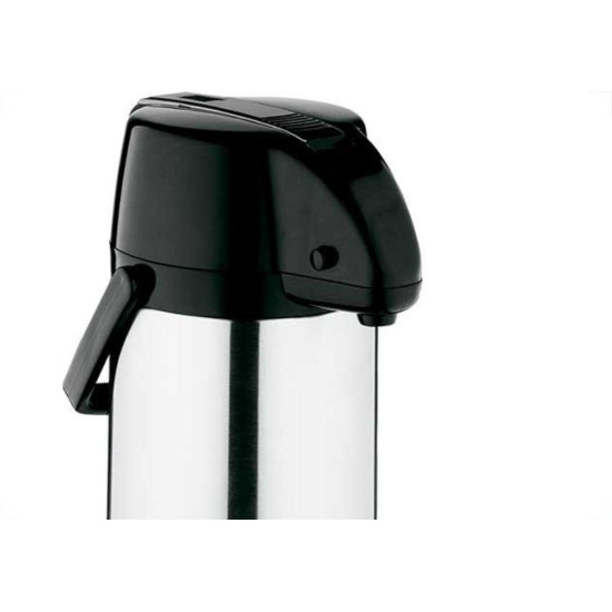 Garrafa Termica Soprano Exclusiva 1,9L Inox Preta 09510.2610.61