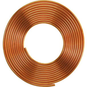 Tubo Cobre Flexivel Ramo ''E'' Para Gas 3/8X15M 9.50.0072.00