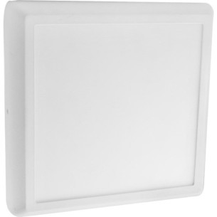 Luminaria Led Plafon Jng Externo Quadrado 12W 3000K 17Cm 54117