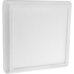 Luminaria Led Plafon Jng Externo Quadrado 18W 3000K 22Cm 54119