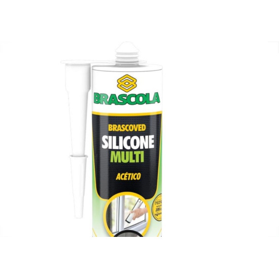 Cola Silicone Brascoved 250G Acetico Incolor 