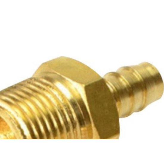 Conexao Gas Politec 1/2'' Npt X 3/8'' Bico Mamadeira /60004