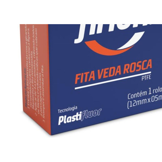 Veda Rosca Firlon 12 X 05M 101260 - Kit C/60 