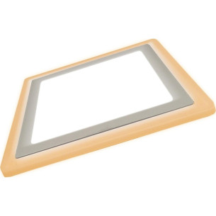 Luminaria Led Plafon Taschibra Dual Color Embutir Quadrada 18/6W 24Cm 