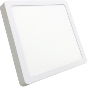 Luminaria Led Plafon Perkon Externo Quadrado 18W 3000K 22Cm 1233