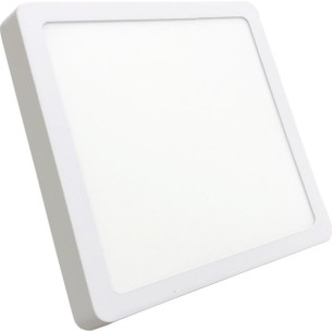 Luminaria Led Plafon Perkon Externo Quadrado 18W 6000K 22Cm 1234