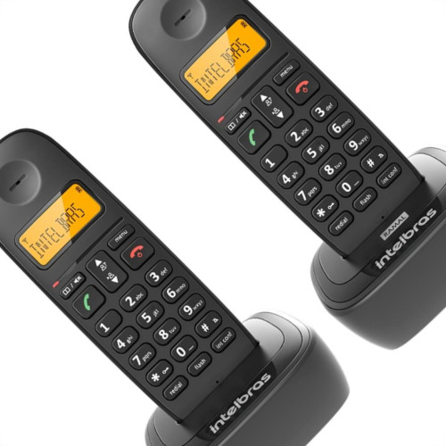 Telefone Intelbras Sem Fio Ts2512 Principal+Ramal 