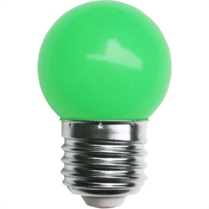 Lampada Led Bolinha Galaxy E27 1.5Wx220V Verde 1215 - Kit C/10 