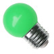 Lampada Led Bolinha Galaxy E27 1.5Wx220V Verde 1215 - Kit C/10 